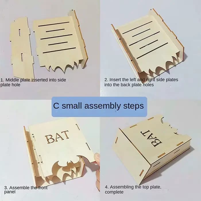 Nouvelle maison créative en bois DIY pour insectes