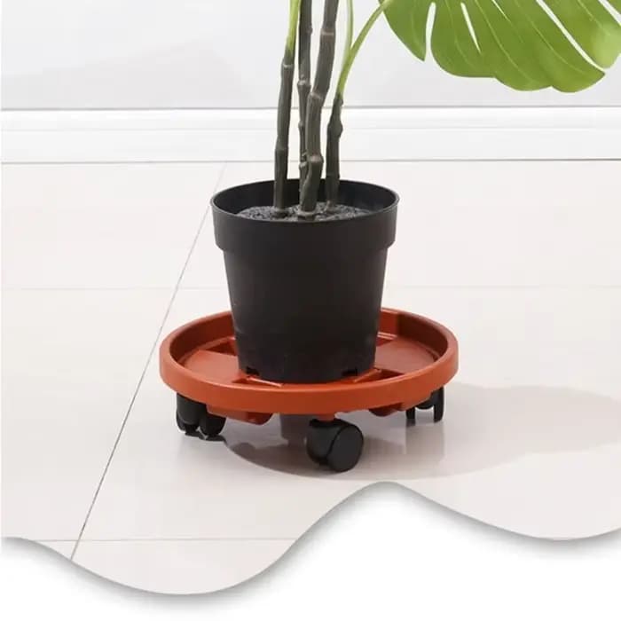 Support de Pot de fleur roulant mobile