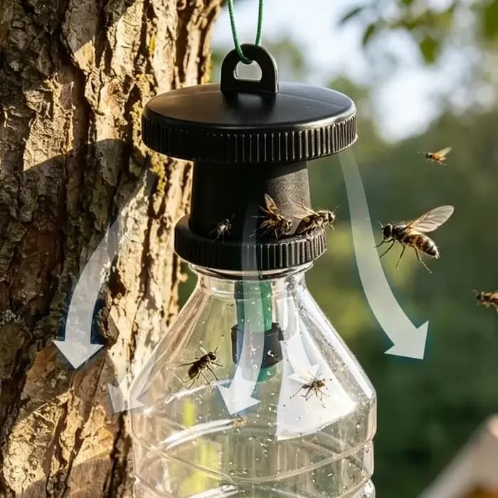 Piège à mouches liquide à phéromones pour la protection des fruits