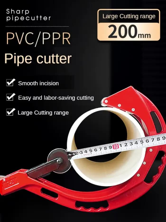 Coupe-tuyau en PVC 50-110mm, ciseaux à double usage pour rainure métallique, également utilisé pour les tuyaux PPR, les tuyaux composites