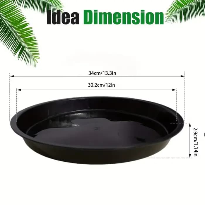 Soucoupe ronde en plastique de haute qualité pour plantes