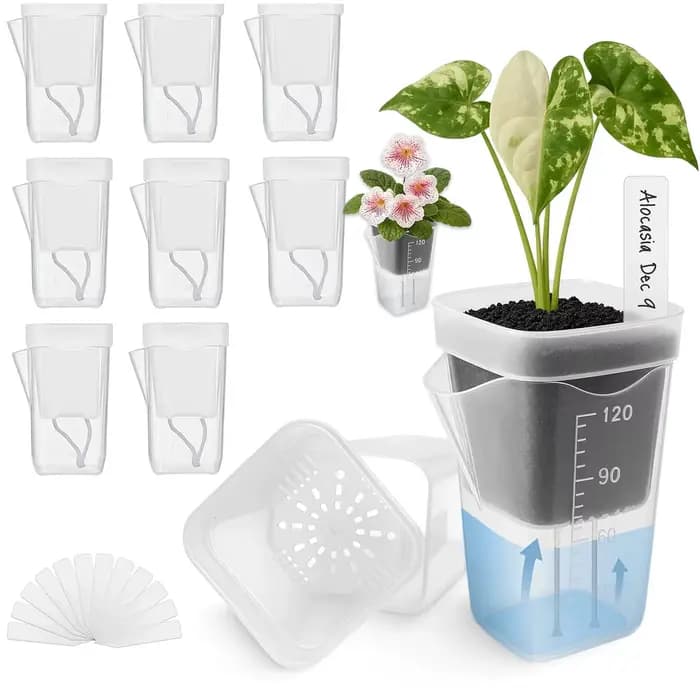 15/10/2 pots auto-arrosants pour plantes d'intérieur