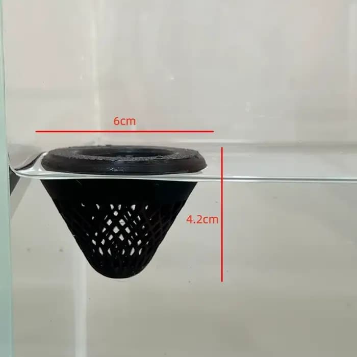 Pot de fleurs flottant décoratif en PLA avec trous