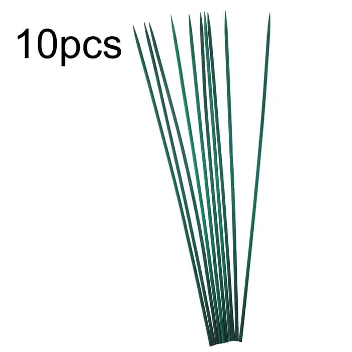 Bâtons de Support de plantes verts 40cm, cannes pour jardin de fleurs