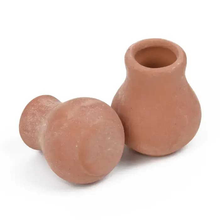2 pièces Mini Pot en terre cuite argile céramique poterie