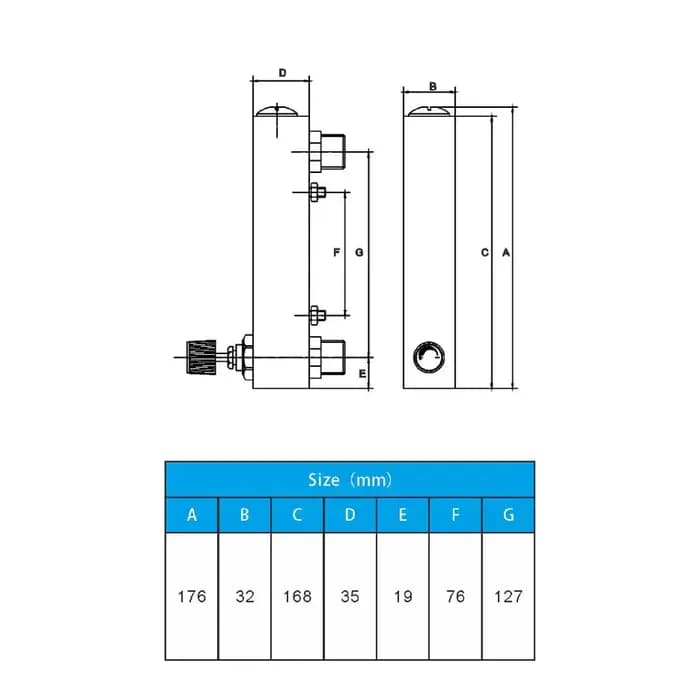 Plexiglas acrylique de débitmètre liquide réglable LZM-15T 0.5-5 GPM et 2-18 LPM 4 TAN1/2 "femelle masculine 1/4" pour le pétrole, médecine
