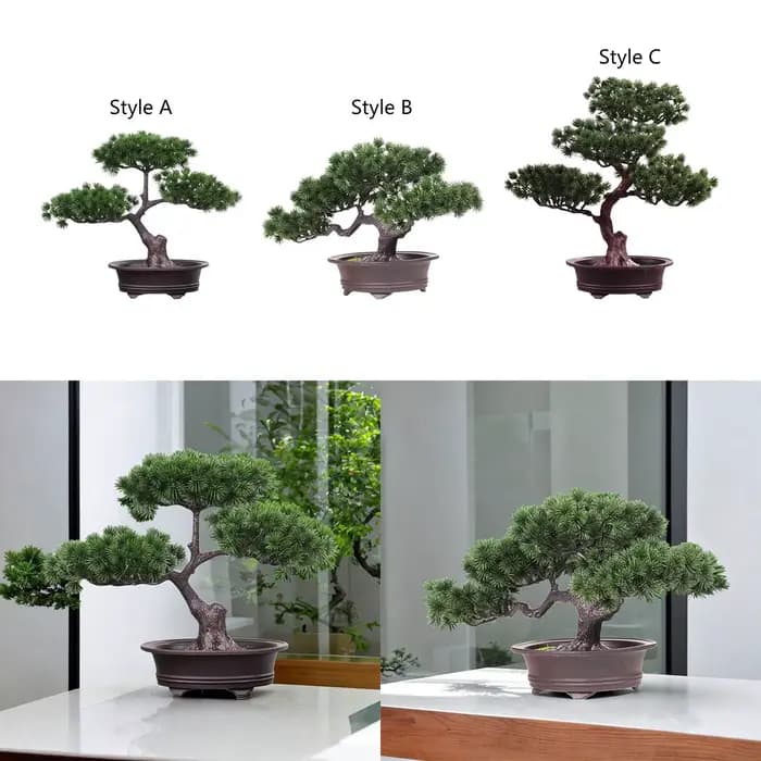 Bonsaï Artificiel en Pot pour Décoration