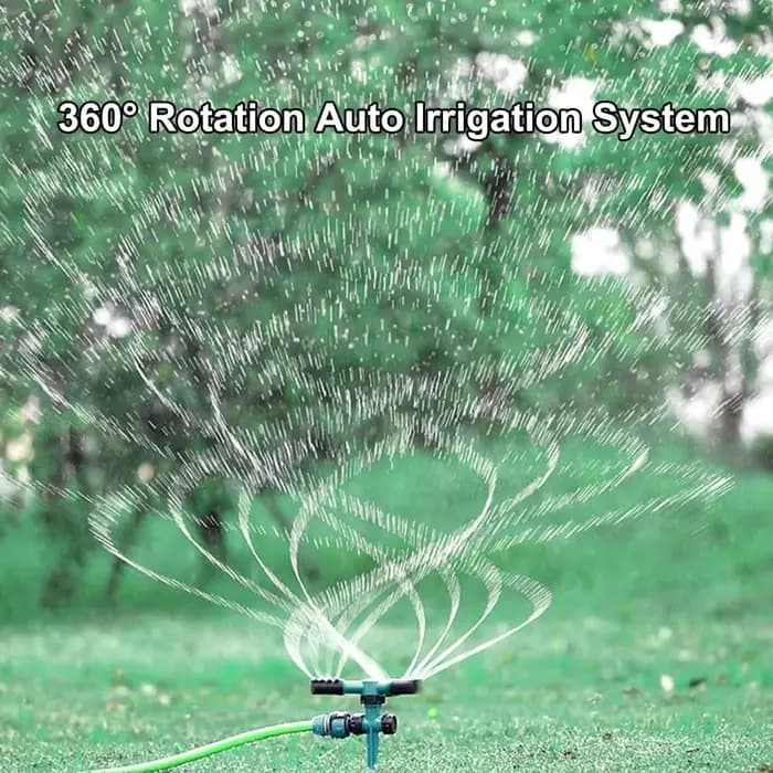 Arroseur automatique de jardin, arrosage de jardin, eau rotative à 360 degrés pour l'irrigation agricole