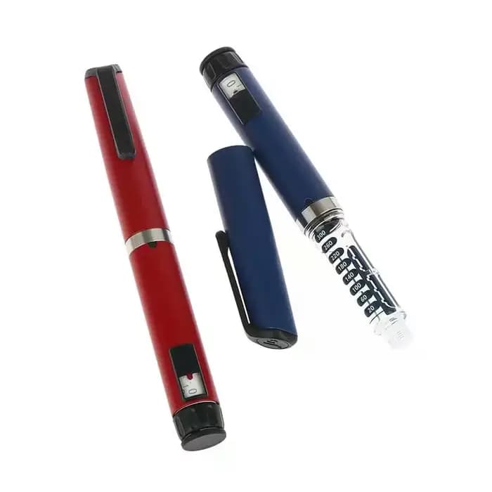 Stylo d'Injection d'Insuline 3ML pour Soins du Diabète à Domicile, Stylo Automatique Sûr pour la Gestion Personnelle, Dispositif à Dosage Réglable