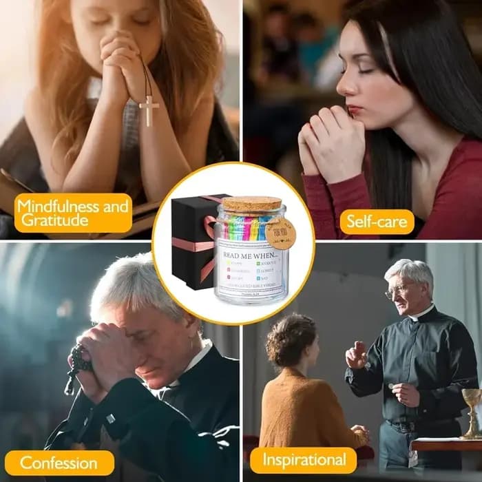 Versets de la Bible en pot verset