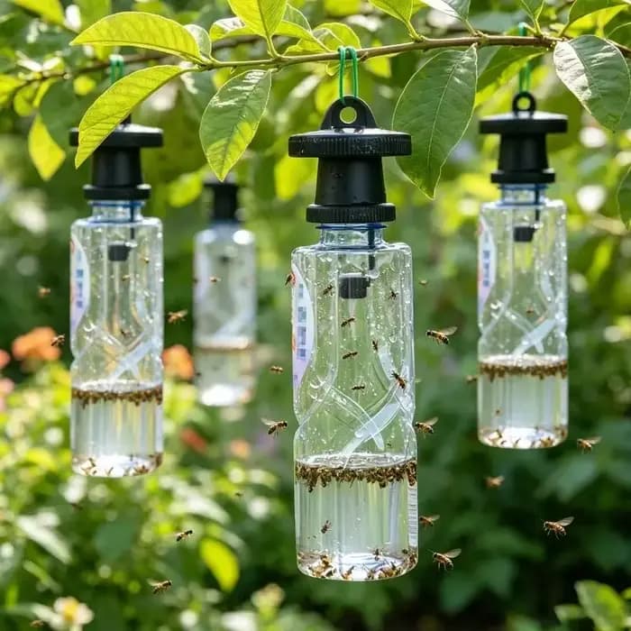 Piège à mouches liquide à phéromones pour la protection des fruits