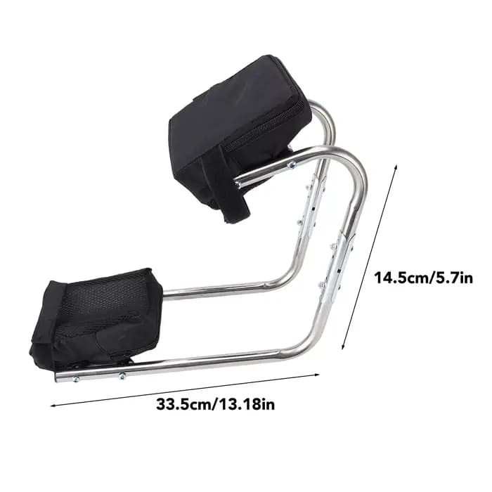 Genouillère ergonomique en acier inoxydable