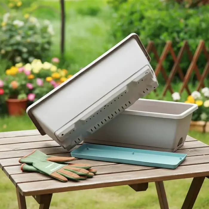 Pot de fleurs auto-absorbant pour légumes