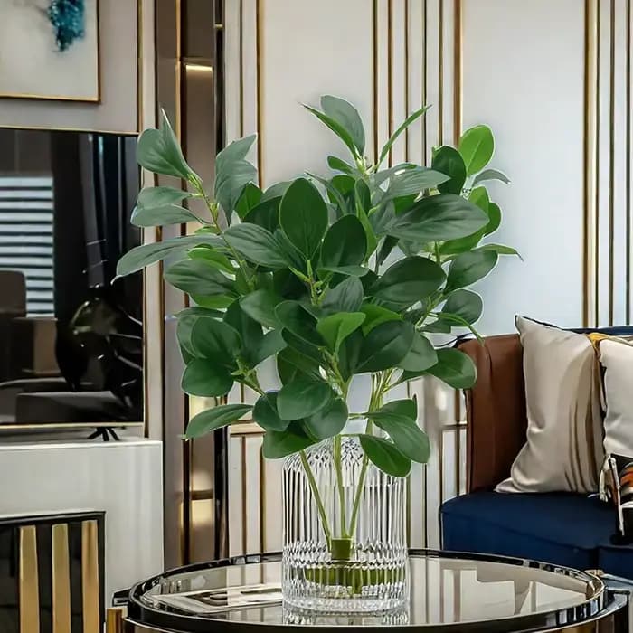 Plante Artificielle Magnolia Vert Bouquet de Mariée Décoration DIY de Haute Qualité pour Mariage