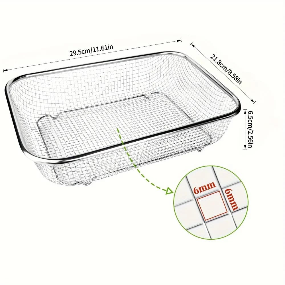 Tamis à terre horticole en acier inoxydable, robuste et durable, idéal pour le jardinage à domicile