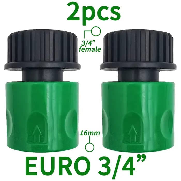 Oasis connecteur rapide mamelon EURO USA 3/4 pouces mâle fileté tuyau adaptateur pour jardin tube sy