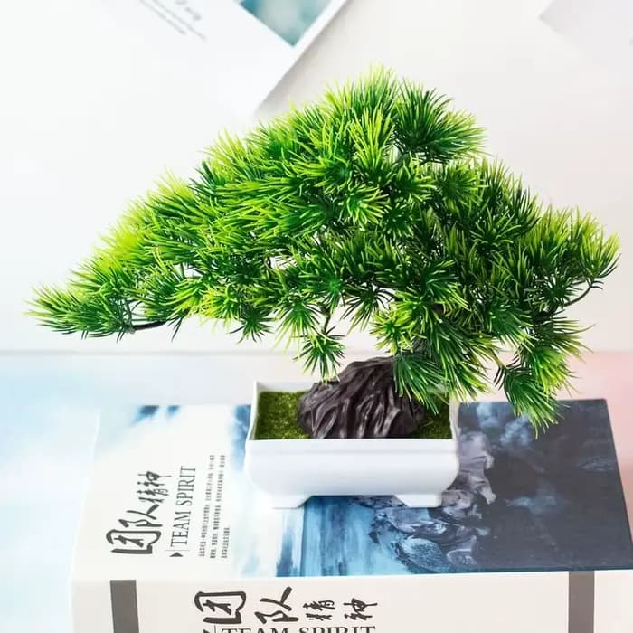 Plantes artificielles bonsaï en pot, petit arbre vert, fausses fleurs, ornements pour la maison, décor de jardin, fête, décor d'hôtel