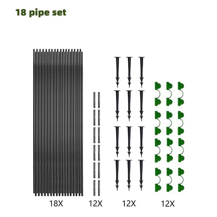Ensemble de cerceaux de serre pliants en fibre