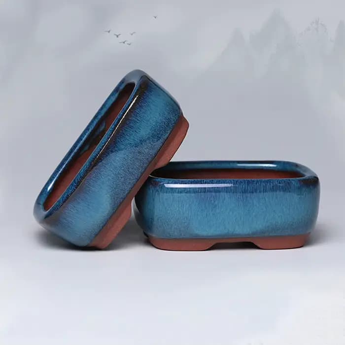 Pots de fleurs en céramique avec trou de vidange