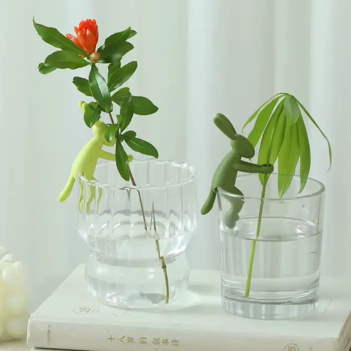 Buddy de propagation des plantes en forme de lapin – Adorable support de tige