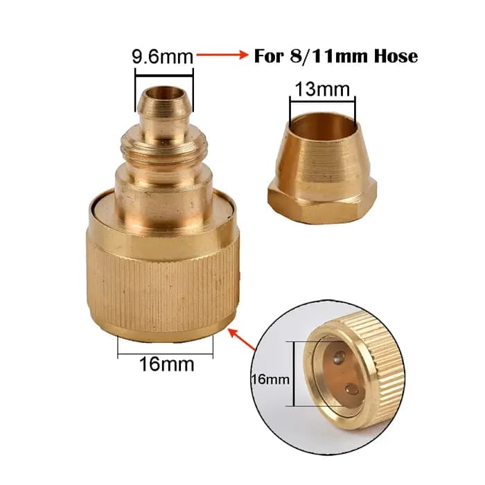 Robinet en laiton à filetage 1/2 "3/4" 1 "