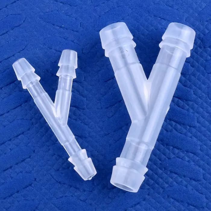 Connecteur en T Oblique de Type Y PP de qualité alimentaire, 5 à 200 pièces, 4 à 18mm, inverseur de