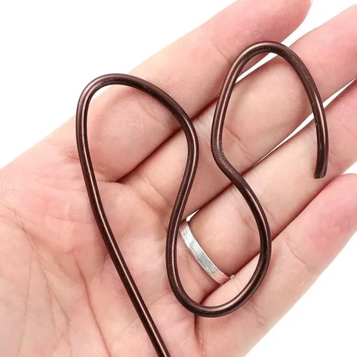 Fils d'aluminium brun pour bonsaï 0,8/1,0/1,5/2,0/2,5/3,0 mm, fil de soutien pour plantes, fil de fo