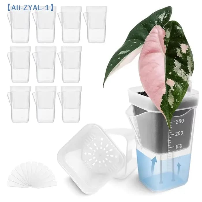 【ZYAL-1】5 pots à plantes auto-arrosants pour plantes