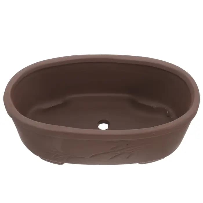 Pot de bonsaï en terre cuite en argile de Style Vintage fait à la main, 2 pièces, jardinière non éma