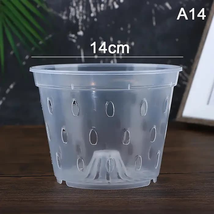 1 pièce de pot de fleurs de jardin avec trous de drainage