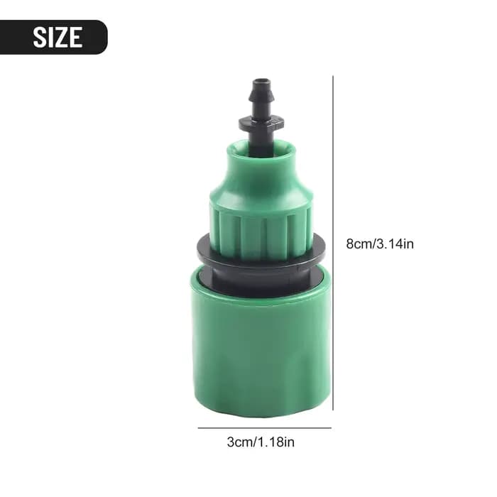 Tuyau d'eau de jardin en plastique, connecteur rapide, adaptateur d'irrigation, outils d'irrigation