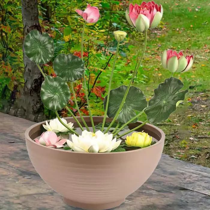 Pot de fleurs créatif pour jardin, décoration, pot pour plantes aquatiques