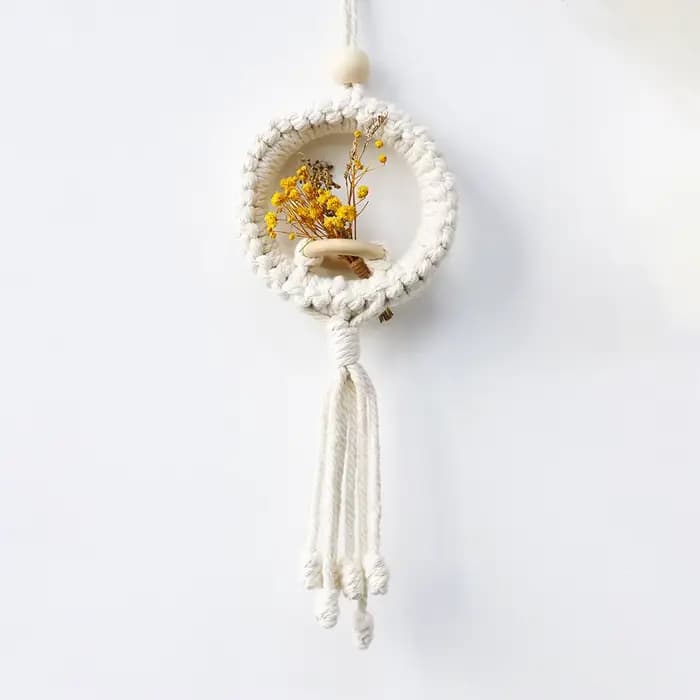 Porte-plante à Air en macramé, tenture murale, décor Boho, Pot de fleur, Pots de jardin de ferme, jardinières, décoration de balcon, cadeau