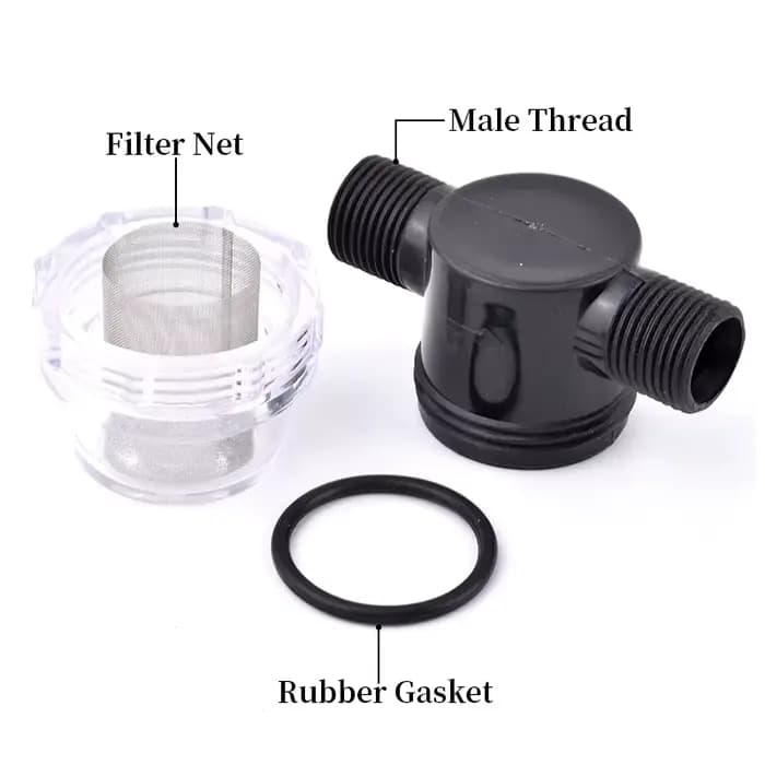 Filtre d'arrosage de jardin à grand débit, filtre d'irrigation, connecteur de tuyau, pompe à eau d'a