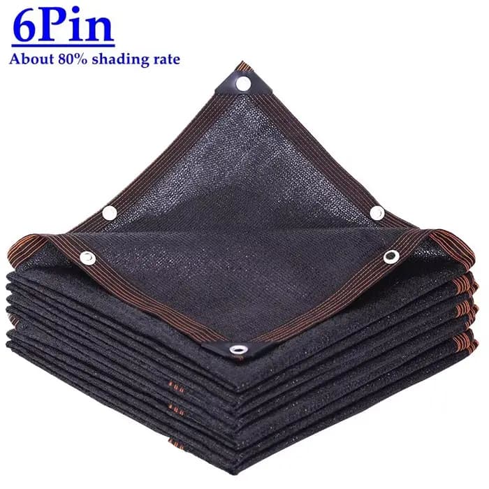 Filet pare-soleil Anti-UV en PEHD noir, 40 ~ 90% ombrage, abri pour Gazebo, Pergola extérieure, couv