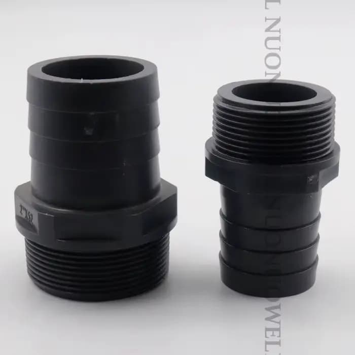 Connecteur de filetage mâle en plastique, pagode O.D 16 ~ 50mm à 1 "~ 2", raccords de tuyaux d'irrig