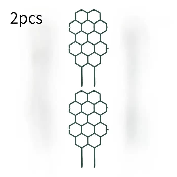 2 treillis pour plantes en forme de nid d'abeille, support en plastique antirouille pour plantes en