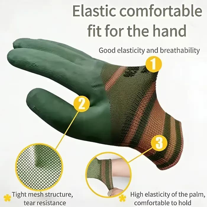 1/2 paire de gants de jardinage anti-perforation