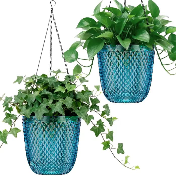 Lot de 2 pots auto-arrosants de 5