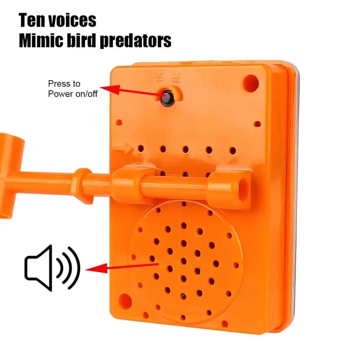 Répulsif solaire ultrasonique antiparasitaire pour oiseaux