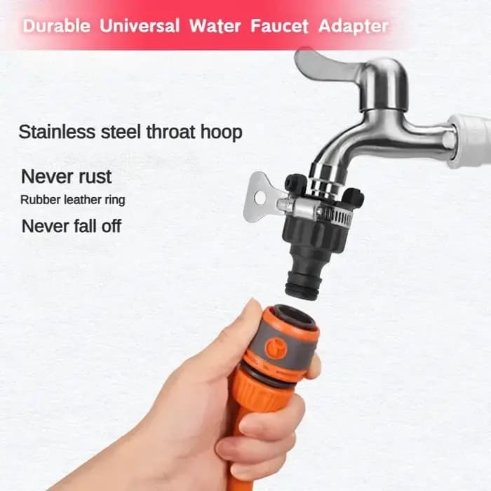 Adaptateur de robinet d'eau universel Durable, raccord de tuyau en plastique, raccord rapide pour le
