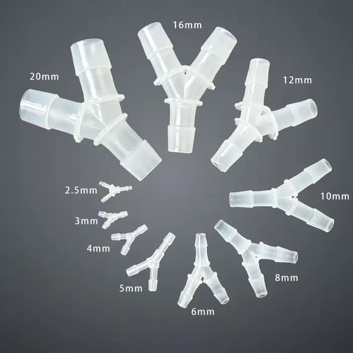 Connecteur en T pour tuyau, raccord en forme de Y, séparateur de débit d'air et d'eau, Joint de tube