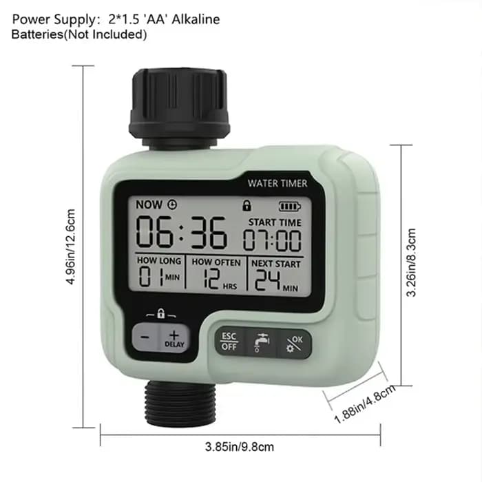 Programmateur d'arrosage automatique HCT-322, machine d'irrigation numérique de jardin, arroseur int