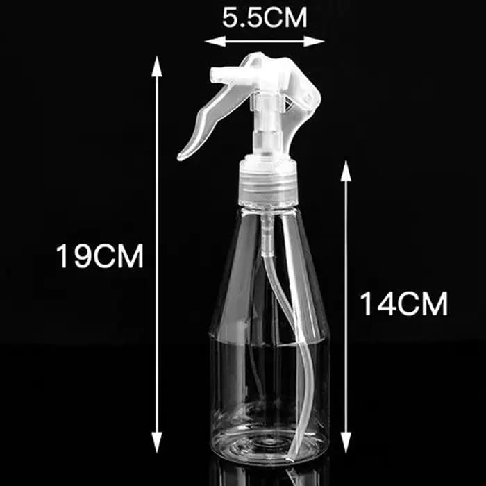 Flacon pulvérisateur en plastique de 200ml, 1 à 9 pièces, flacon pulvérisateur vide transparent, pul
