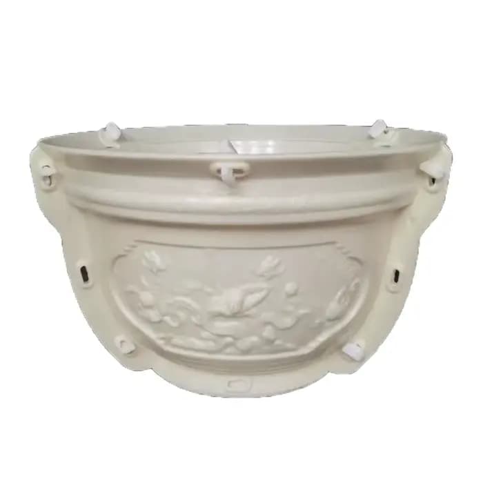Moule en plastique pour pot de fleurs rond en ciment de 40 cm de diamètre