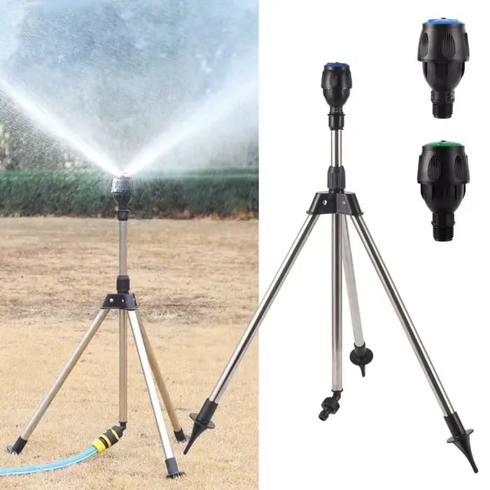 Arroseur à trépied de support télescopique d'irrigation à distance à 360 °, nouveau pulvérisateur ro