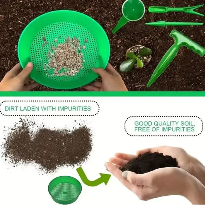 Grande Bac à Terre en Plastique Grande Capacité pour Jardinage