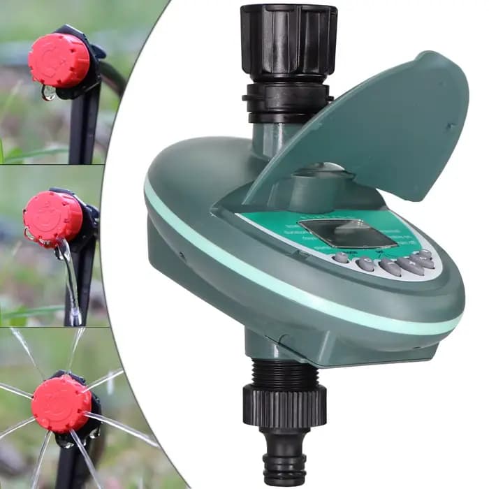 Minuterie d'irrigation de jardin avec écran LCD