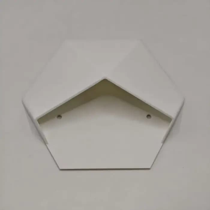 Pot de fleurs hexagonal géométrique de style moderne