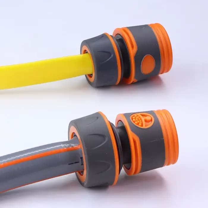 Adaptateur de tuyau d'arrosage 1/2 "3/4", connecteur rapide de 16mm avec arrêt des Joints de coupleu